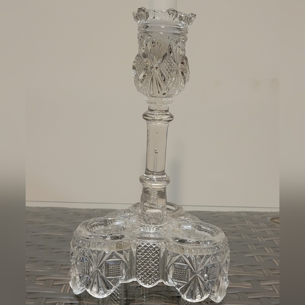 Elson- Crystal Candle Holder - Picture 2 of 5